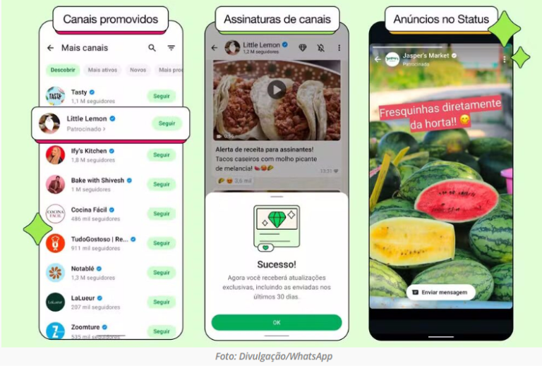 WhatsApp terá anúncios e canais com conteúdo pago; veja como vai funcionar