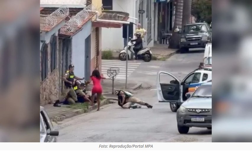 PM apreende faca e prende casal após confusão em Divinópolis