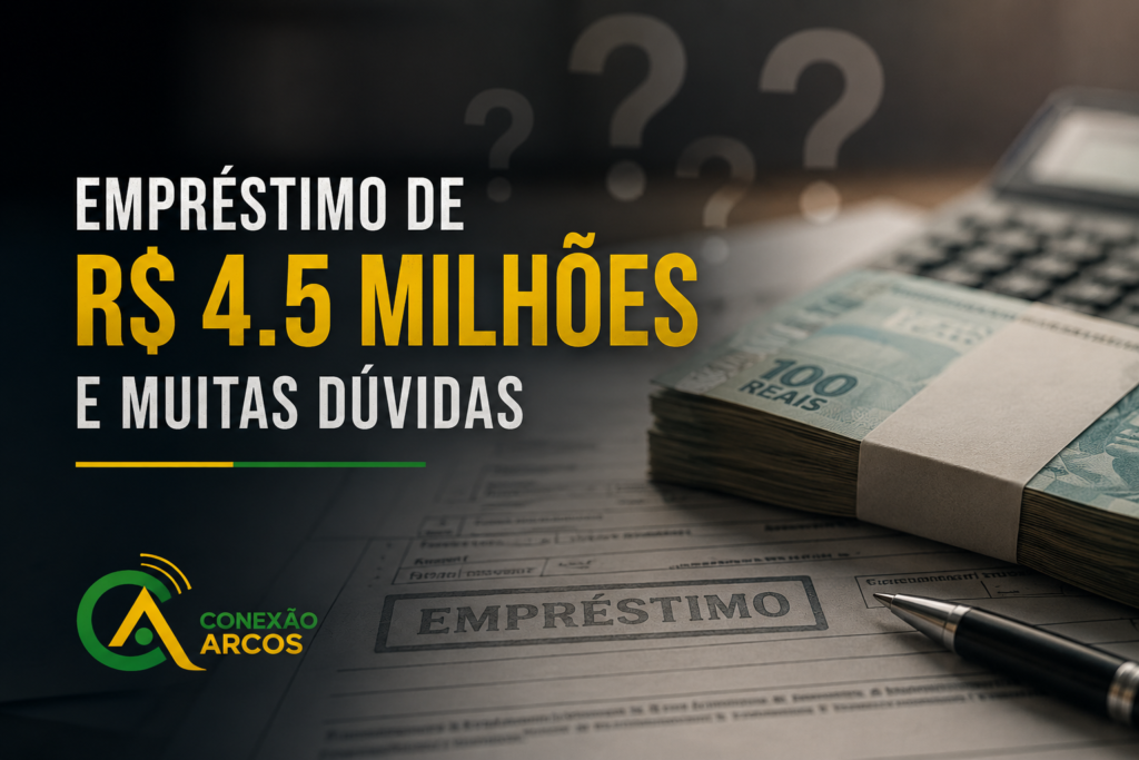 ARCOS PRESTES A ASSUMIR DÍVIDA MILIONÁRIA DE 4,5 MILHÕES.