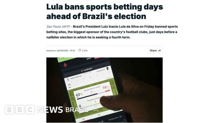 Cerco de Lula às bets repercute na imprensa internacional Apostas como 'vilãs' e golpe no futebol: como a imprensa internacional noticiou a proibição das bets por Lula
