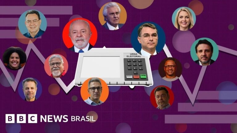 Lula e Flávio Bolsonaro empatam em projeção para 2026 Lula e Flávio Bolsonaro aparecem empatados no 2º turno no Agregador de Pesquisas para presidente da BBC News Brasil
